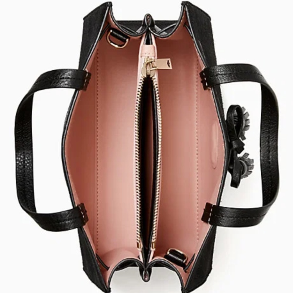 NWT Kate Spade New York Hayes Suede Small Satchel - Picture 3 of 7